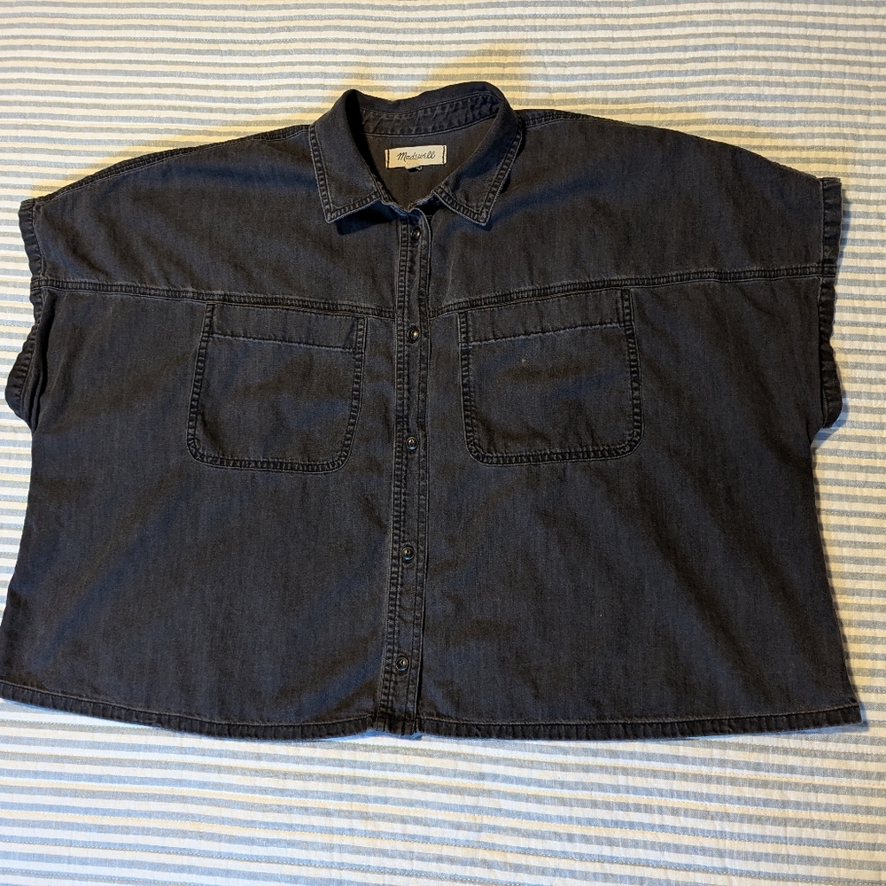 Madewell Charcoal Denim Shirt